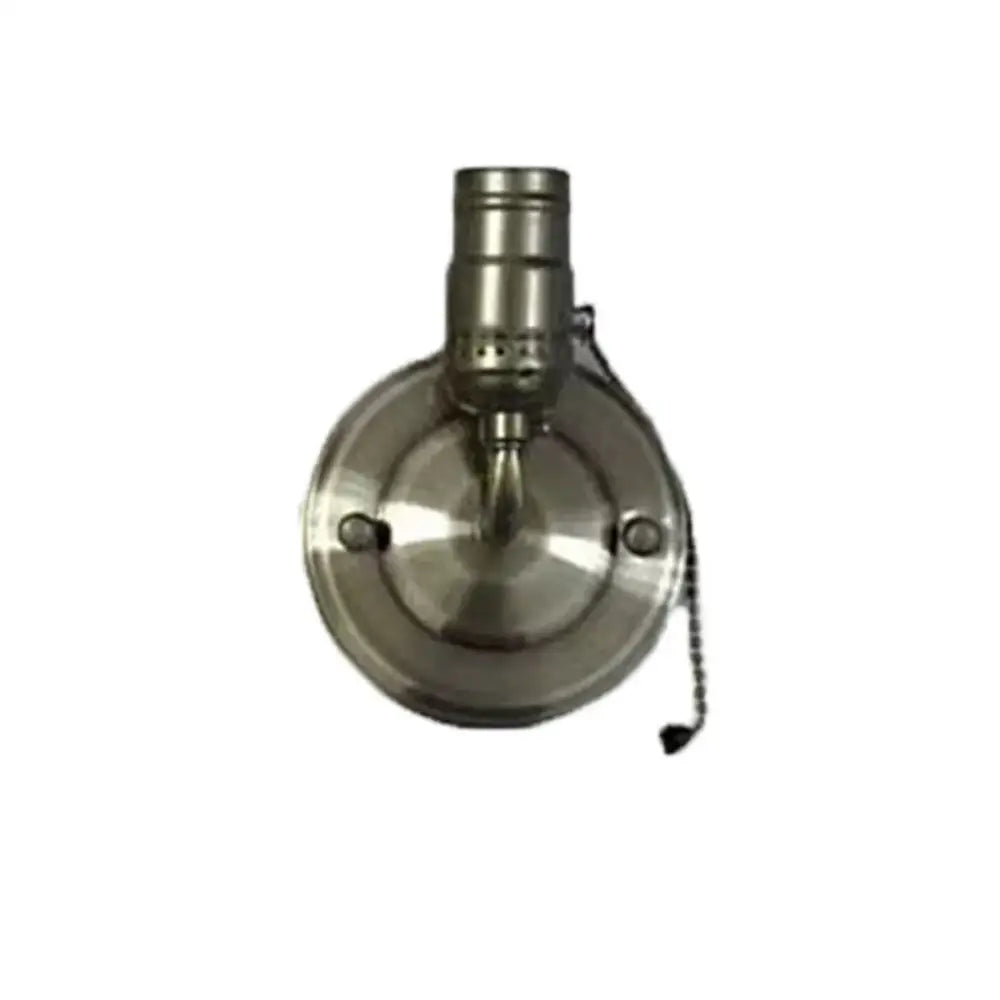 Stainless steel wall sconces with circular base and chain pull switch for bedroom decorbites bronze gooseneck wall lights