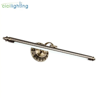 Vintage bronze led bathroom wall lamp with antique brass finish, fluted circular base, and sleek wall lamp design decorbites bronze led