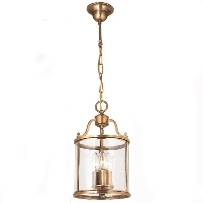 Vintage Copper Birdcage Glass Pendant Light - Decorbites