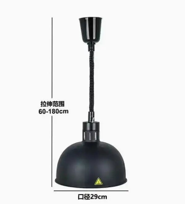 Black industrial-style stainless steel pendant light with flexible gooseneck and matte finish for dining room lighting area