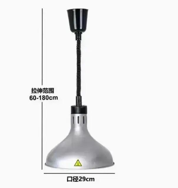 Black and silver adjustable stainless steel pendant light with flexible gooseneck arm for vintage dining room lighting area