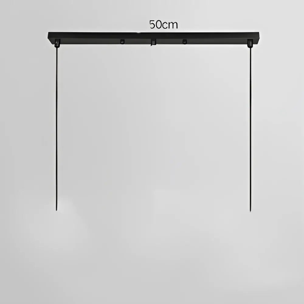 Black metal glass pendant light fixture with brass accents 50cm length vintage dining room pendant lights set of 4