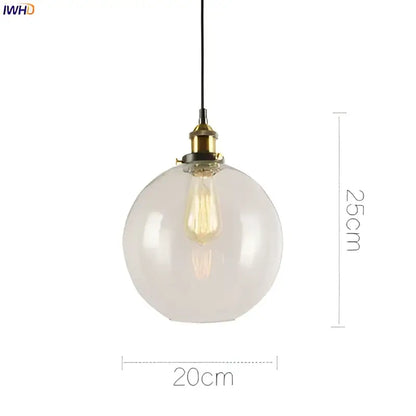 Clear glass globe pendant lights with brass fixture and exposed filament bulbs vintage dark glass pendant set of 4