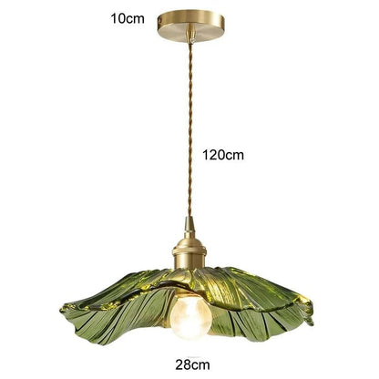 Vintage Flower Glass Pendant Light - Decorbites