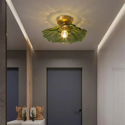Vintage Flower Glass Pendant Light - Decorbites