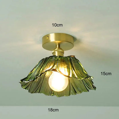 Vintage Flower Glass Pendant Light - Decorbites