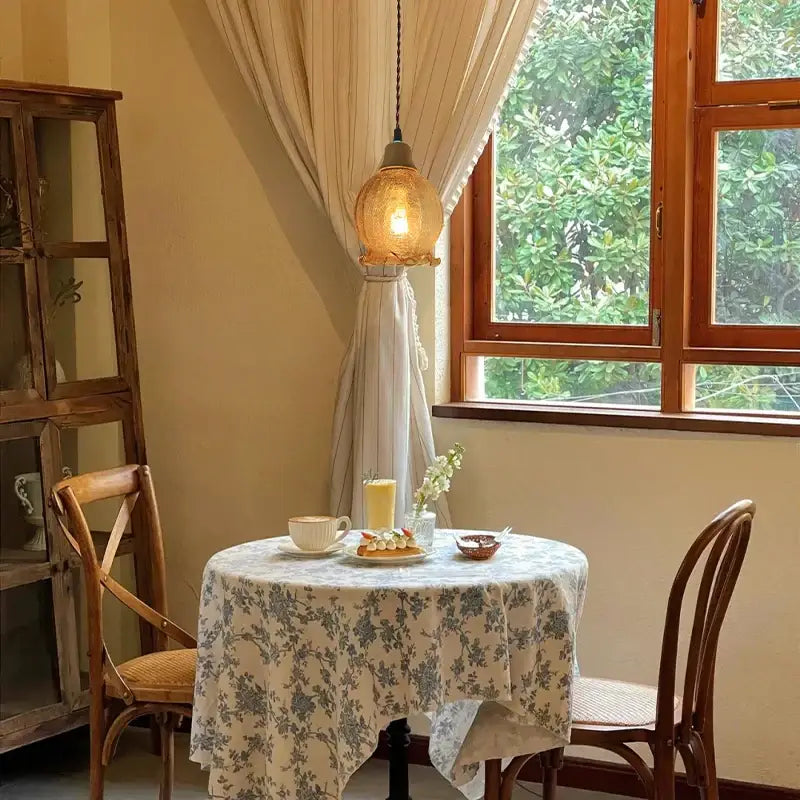 Warm amber glass pendant light with textured frosted finish from decorbites ceramic led pendant collection for bedroom decor