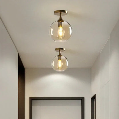 Vintage Glass Pendant Light With Nordic Modern Style - Decorbites