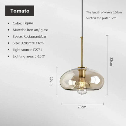 Vintage Glass Pendant Light With Nordic Modern Style - Decorbites