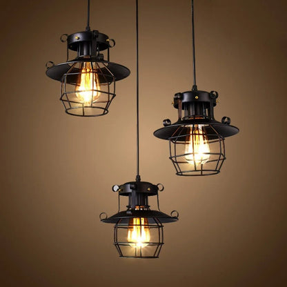 Vintage Industrial Metal Pendant Light - Decorbites