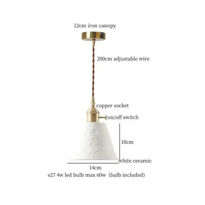 Vintage pale green glass pendant light with white ceramic brass canopy copper socket and adjustable wire for dining room decorbites cyan ceramic led
