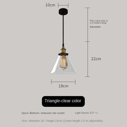 Vintage smoked amber glass pendant light set of 4 with clear triangular glass and brass fixture by decorbites amber glass