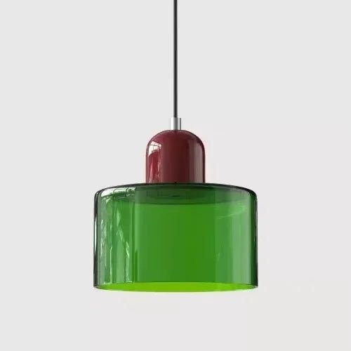 Vintage Stained Glass Mini Pendant Light - Decorbites