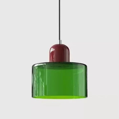 Vintage Stained Glass Mini Pendant Light - Decorbites