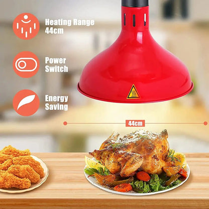 Vintage Telescopic Stainless Steel Buffet Heat Pendant Lamp - Decorbites