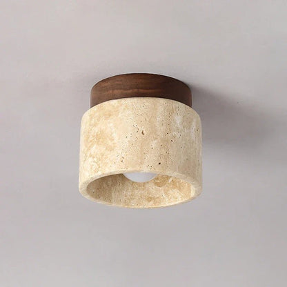 Wabi-Sabi Black Stone Pendant Light - Decorbites