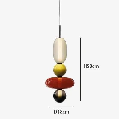 Wabi-Sabi Candy Glass Pendant Light - Decorbites