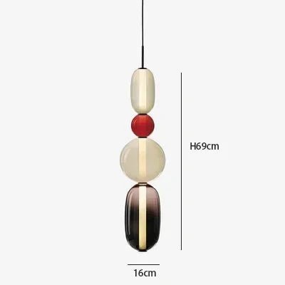 Wabi-Sabi Candy Glass Pendant Light - Decorbites