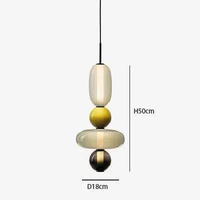 Wabi-Sabi Candy Glass Pendant Light - Decorbites
