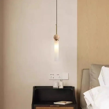 Wabi-Sabi Cream Stone Pendant Light - Decorbites