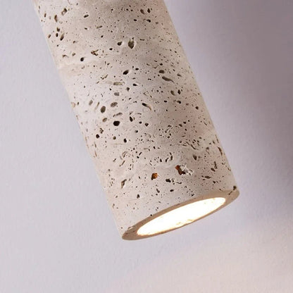 Wabi-Sabi Stone Pendant Light in Vintage French Style - Decorbites