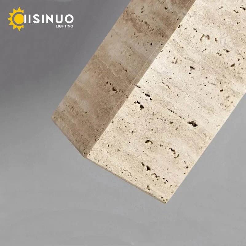 Wabi-Sabi Yellow Stone Cave Pendant Light - Decorbites