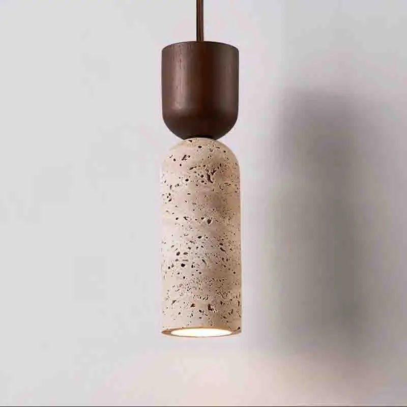 Wabi-Sabi Yellow Stone Pendant Light - Decorbites