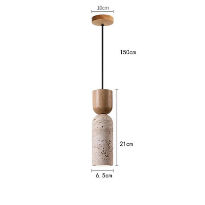 Wabi-Sabi Yellow Stone Pendant Light - Decorbites