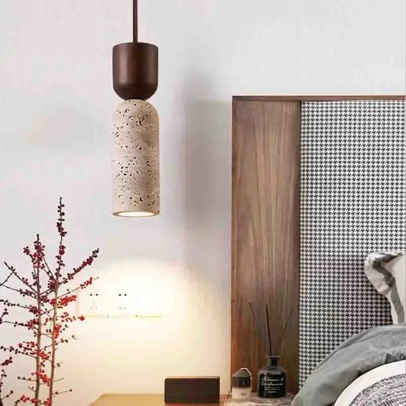 Wabi-Sabi Yellow Stone Pendant Light - Decorbites