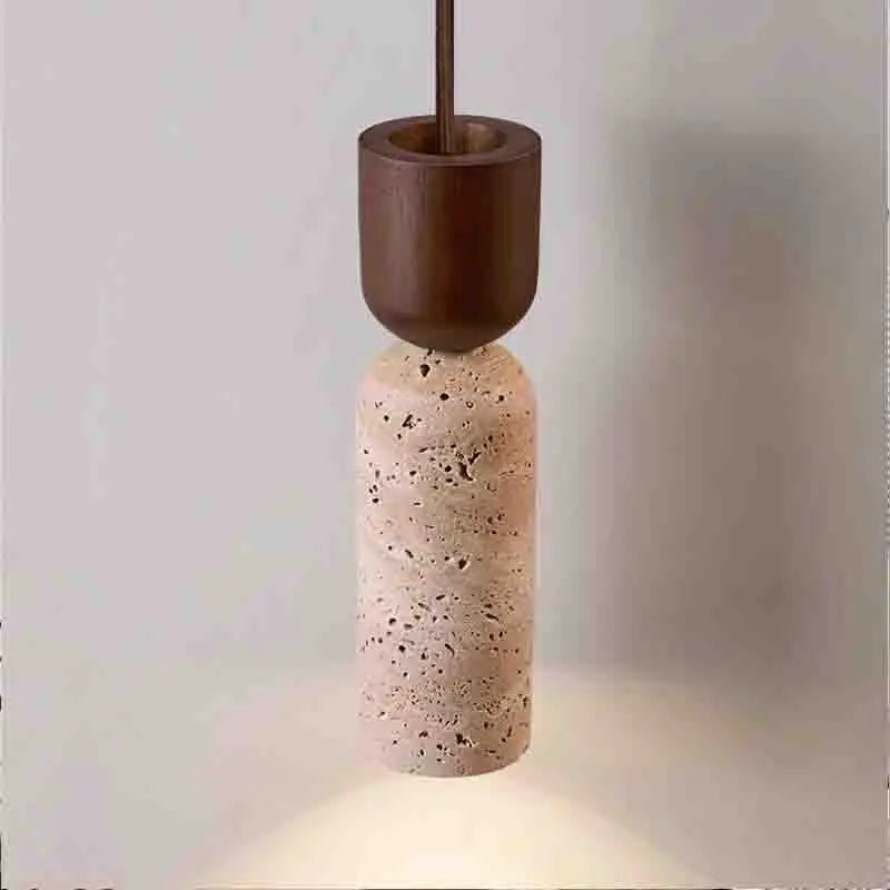 Wabi-Sabi Yellow Stone Pendant Light - Decorbites