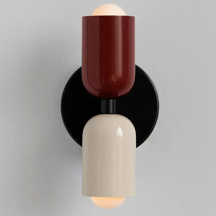 Decorbites™ two-bulb light colorful wall sconce nordic minimalist modern wall lights for bedroom and kid’s room use