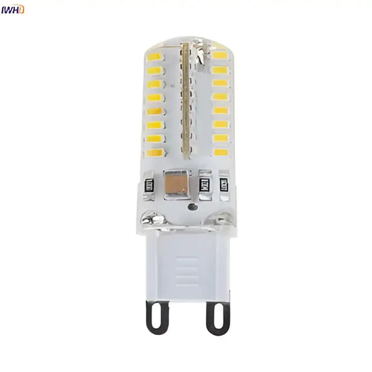 Clear glass decorbites dimmable warm white g9 led bulb with multiple yellowish leds for living room lighting