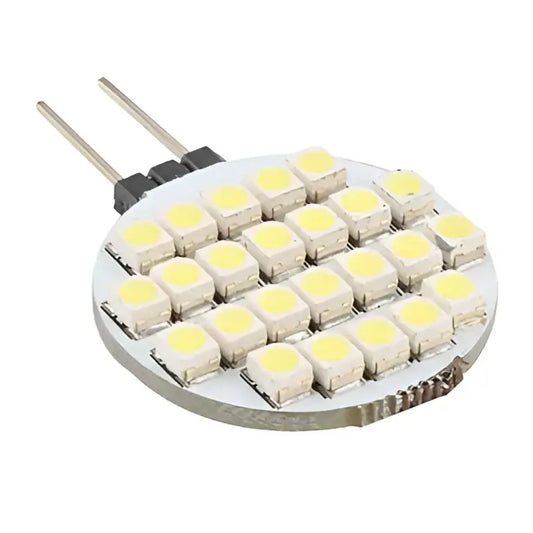 Circular decorbites g4 led 12v 3w bulb with 36 white leds on metallic base for kitchen lighting 10pcs pack