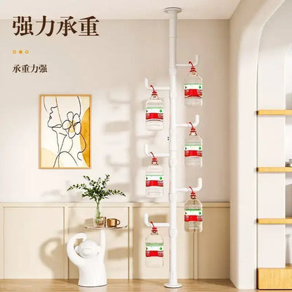 White plastic multi tiered ladder clothing storage hanging rail with hook coat rack by decorbites clothing storage