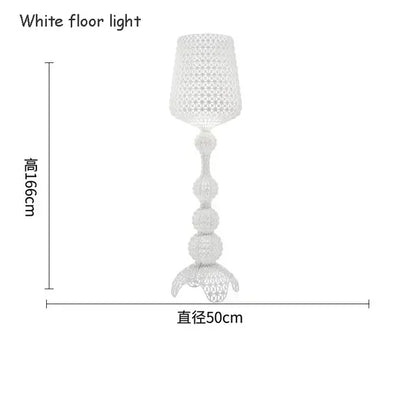 White woven acrylic kabuki floor lamp with lattice-patterned shade and spherical stem accents for living room decorbites acrylic kabuki